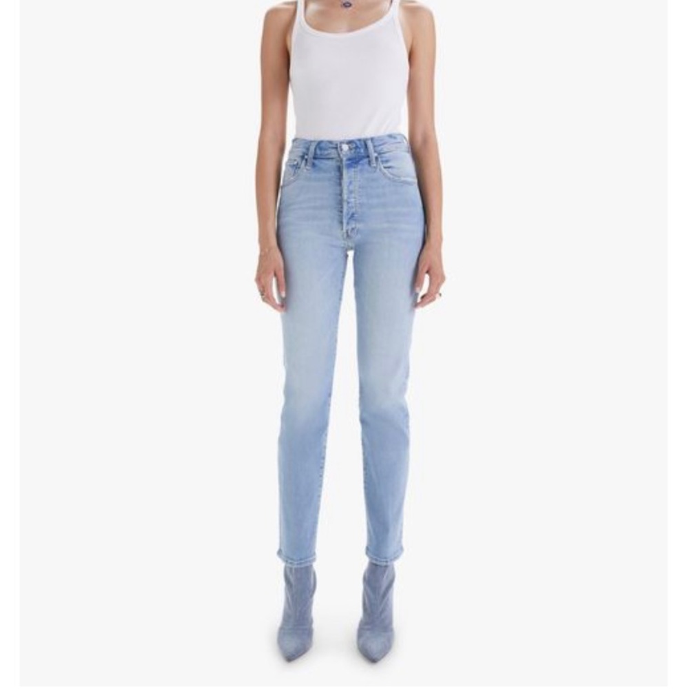 MOTHER HIGH WAISTED HIKER HOVER, SIZE 34 (wash is inner space)
